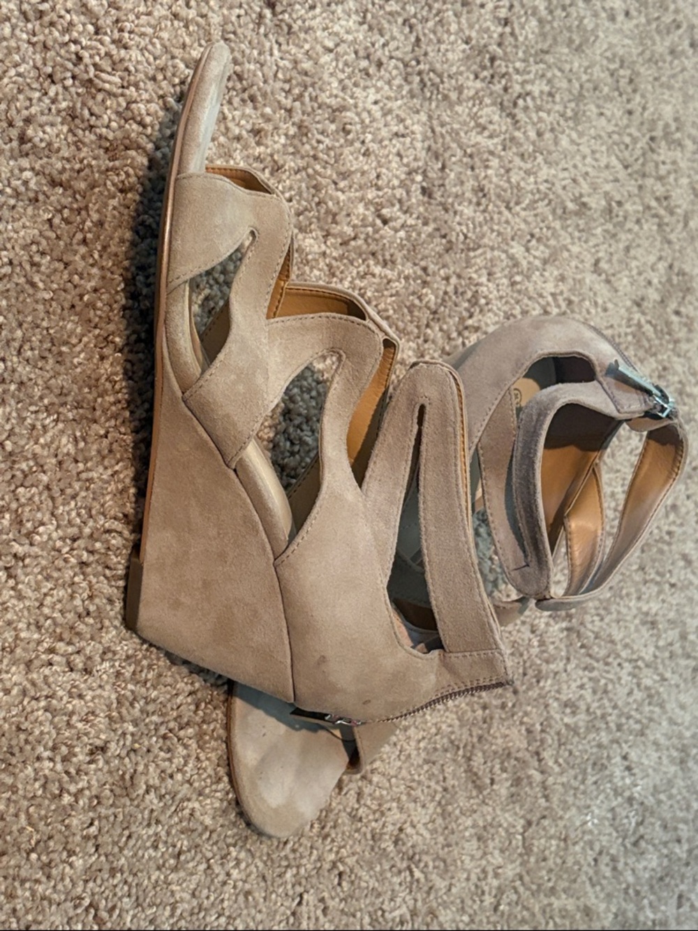 Isola Leather Sandals - Sz. 8